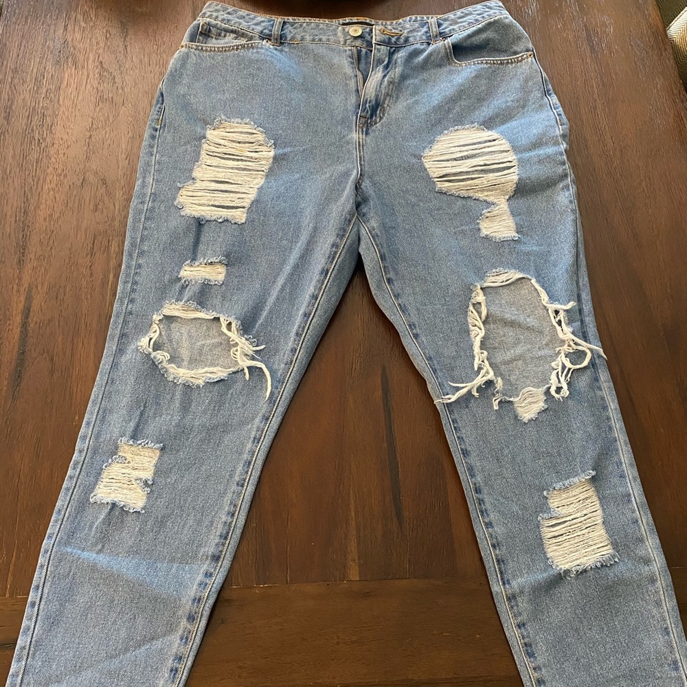 Forever 21 Distressed Jeans